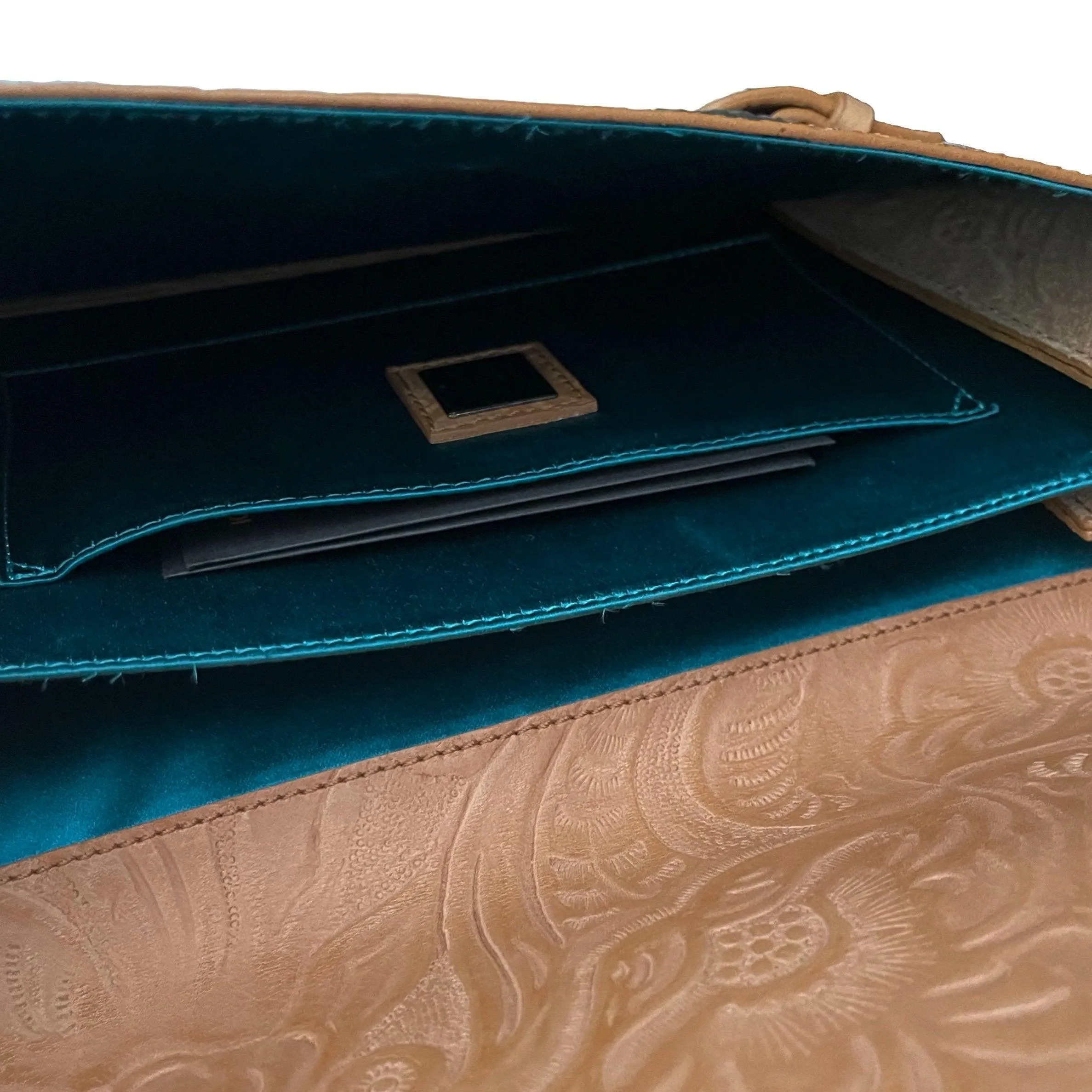 Fendi Tan Textured Shoulder Bag