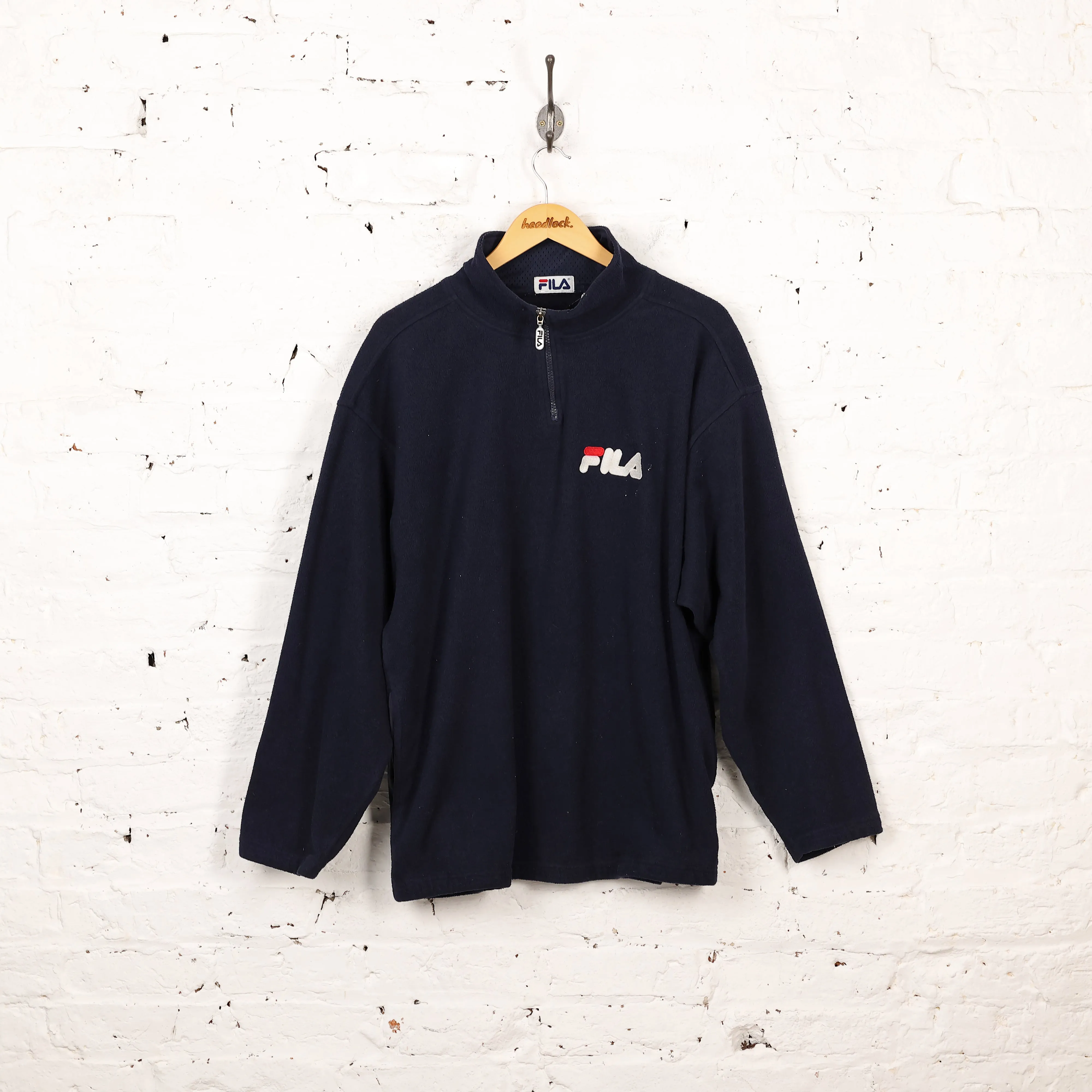 Fila 1/4 Zip Fleece - Blue - L