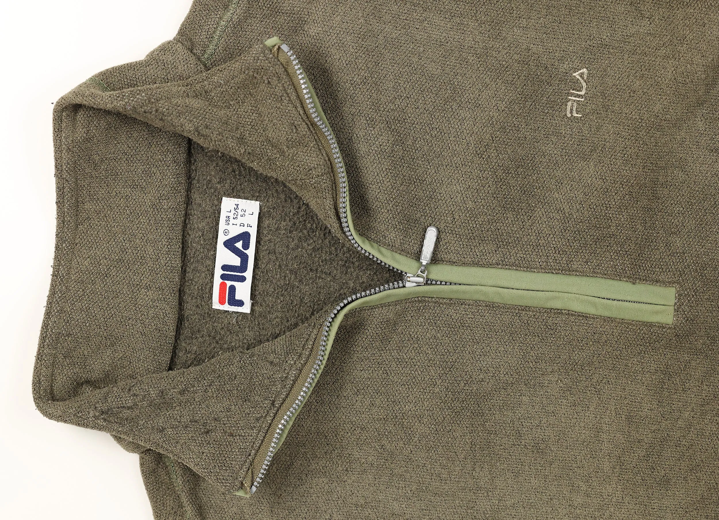Fila Polartec 1/4 Zip Fleece - Green - L