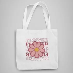 Flower Tote Bag With Zipper by @Dsignpath