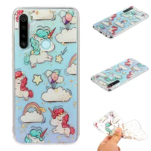 For Redmi Note 8 / Redmi Note 8 Pro Cellphone Cover Beautiful Painted Pattern Comfortable Wear TPU Phone Shell 9