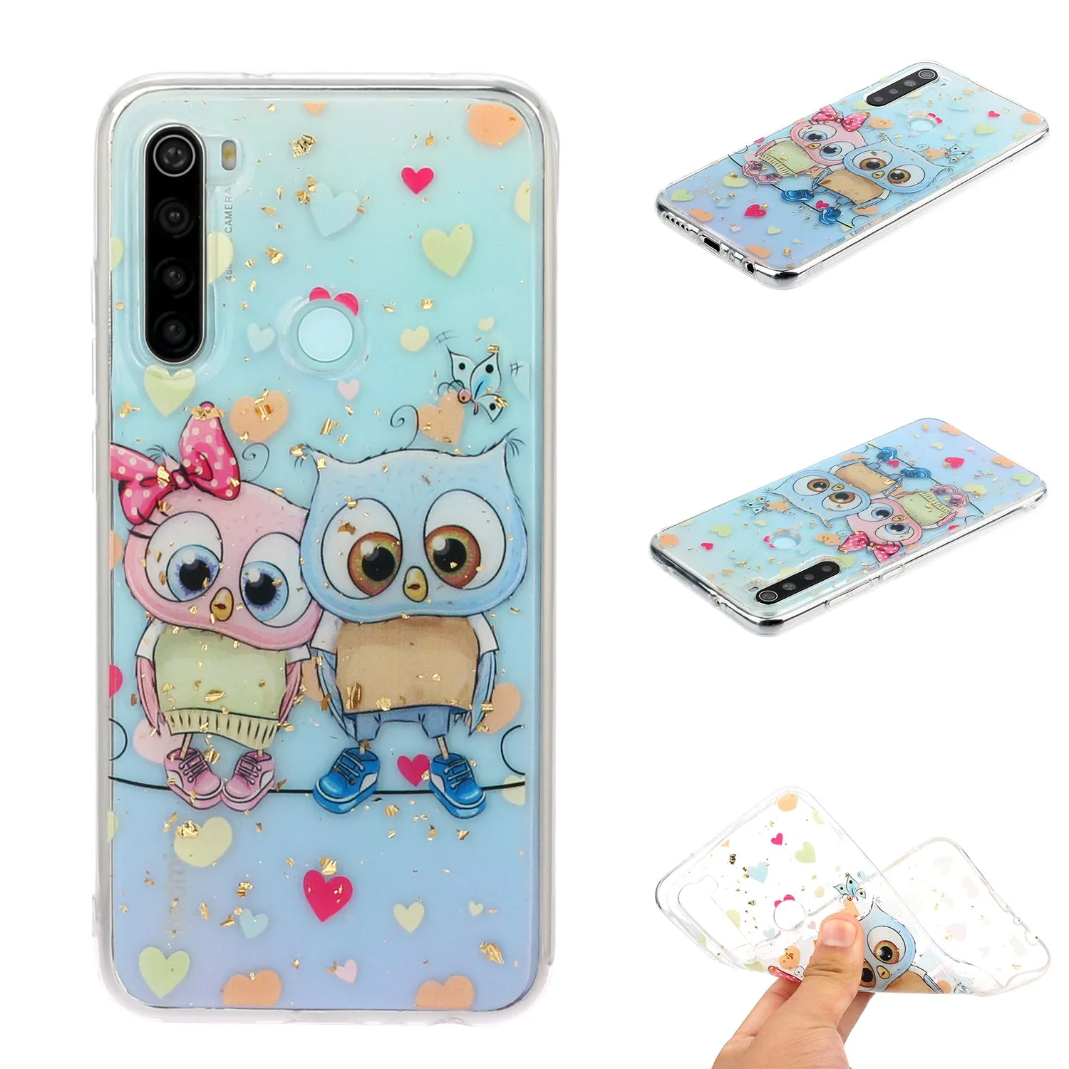 For Redmi Note 8 / Redmi Note 8 Pro Cellphone Cover Beautiful Painted Pattern Comfortable Wear TPU Phone Shell 9