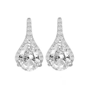 Framed Pear-Shaped Earrings