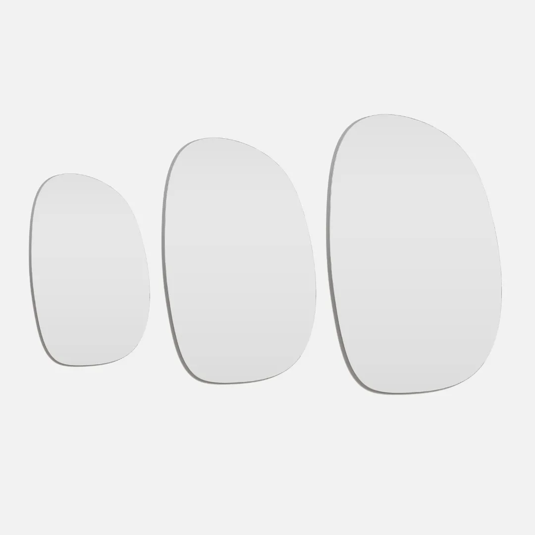 Frameless Wonky Mirror
