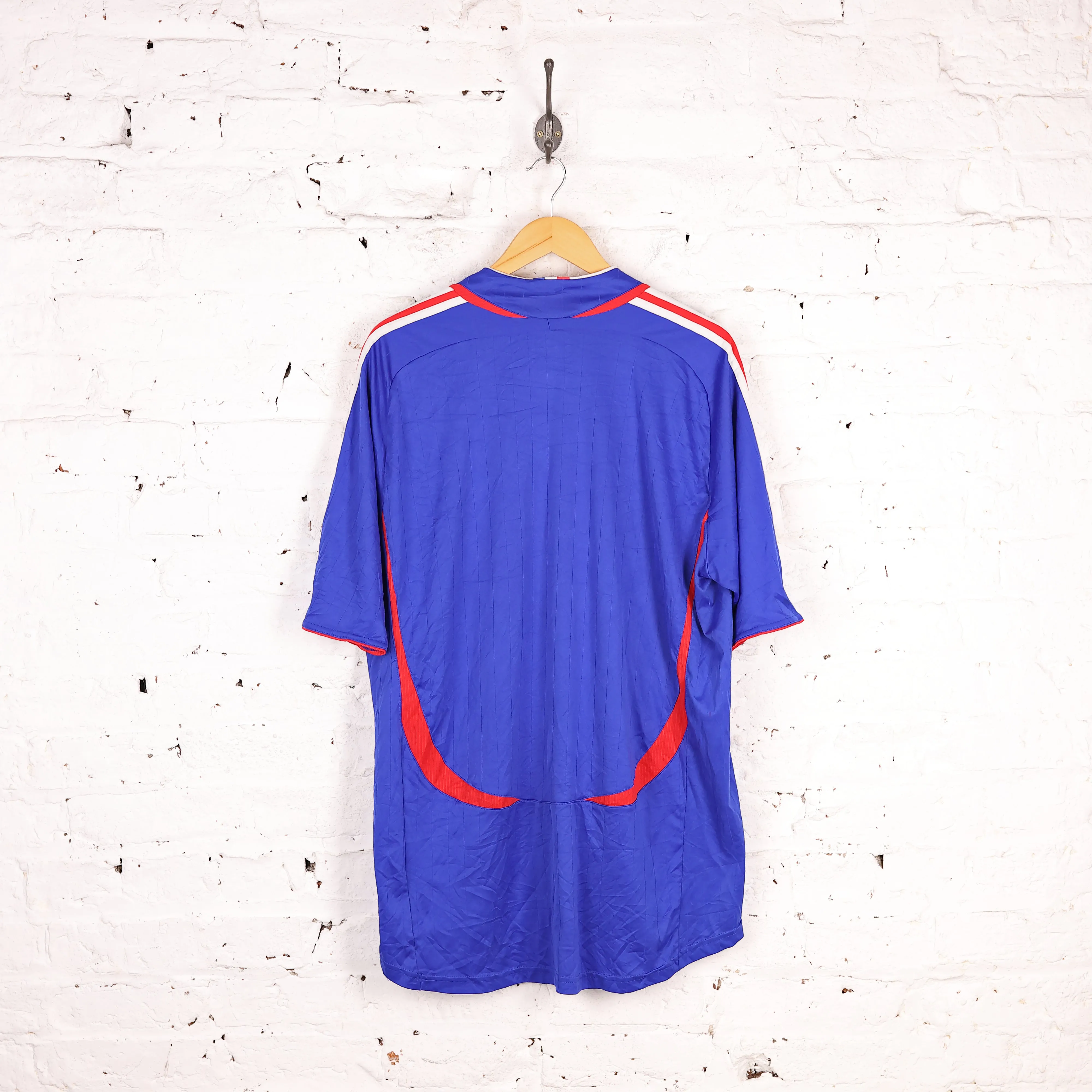 France 2006 Adidas Home Football Shirt - Blue - XXL