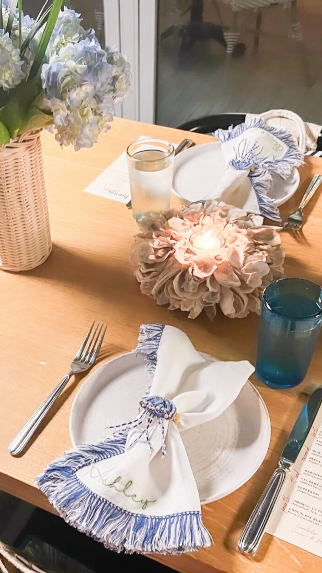 Fringe Linen Dinner Napkin