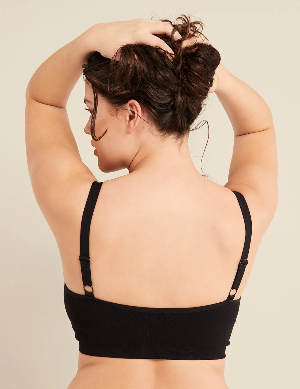Full Bust Wireless Bra - Black