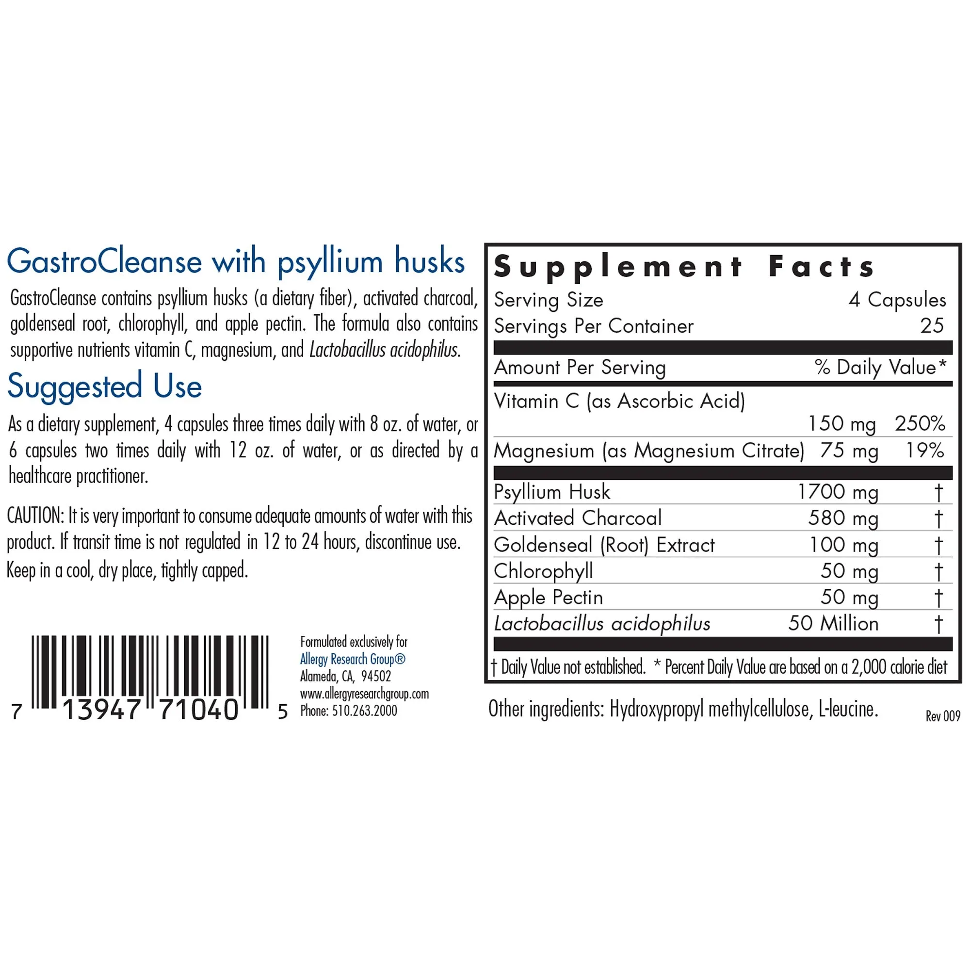 Gastro Cleanse w/Psyllium