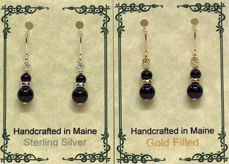 Gemstone Drop Earrings