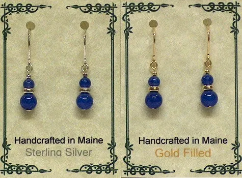 Gemstone Drop Earrings