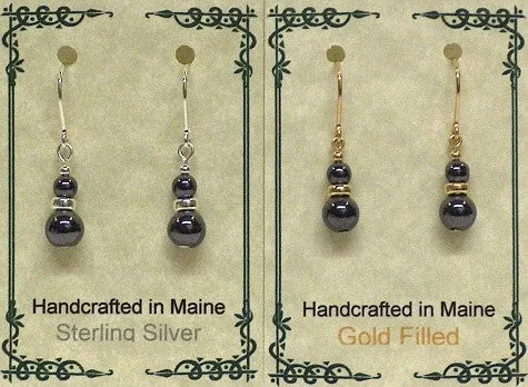 Gemstone Drop Earrings