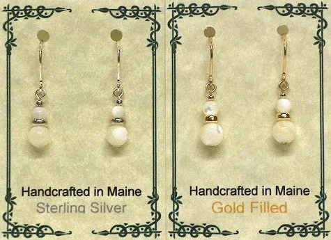 Gemstone Drop Earrings