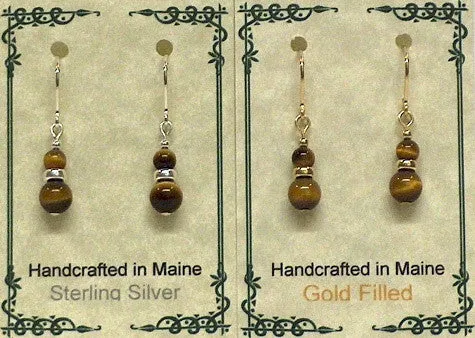 Gemstone Drop Earrings