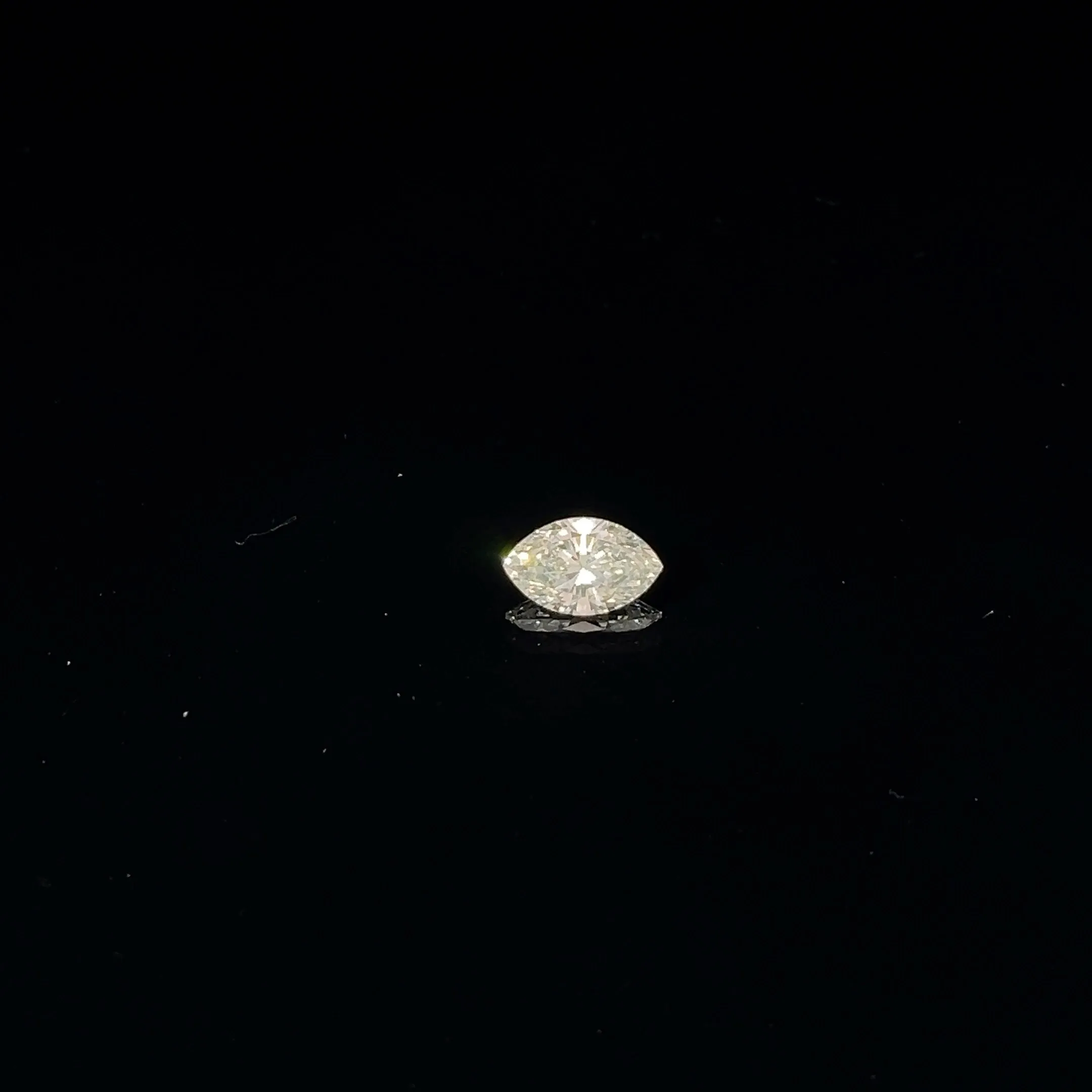 GIA Certified Marquise Shaped Diamond. Measuring 1.50 H in color SI1 in clarity..