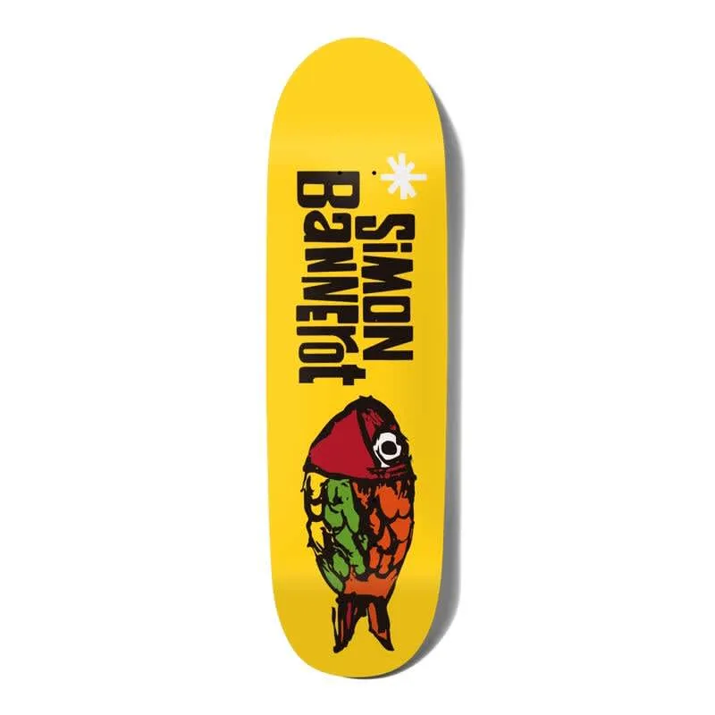 Girl Skateboards Simon Bannerot Pictograph Loveseat Shaped Skateboard Deck - 9.00