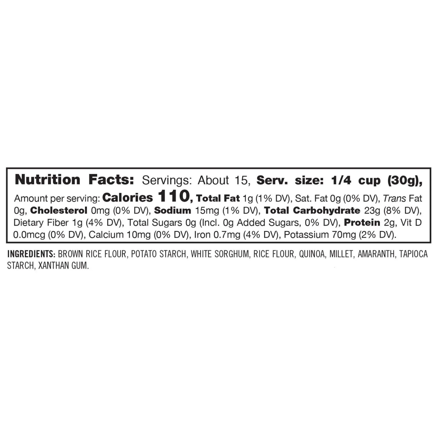Gluten-Free All Purpose Baking Mix