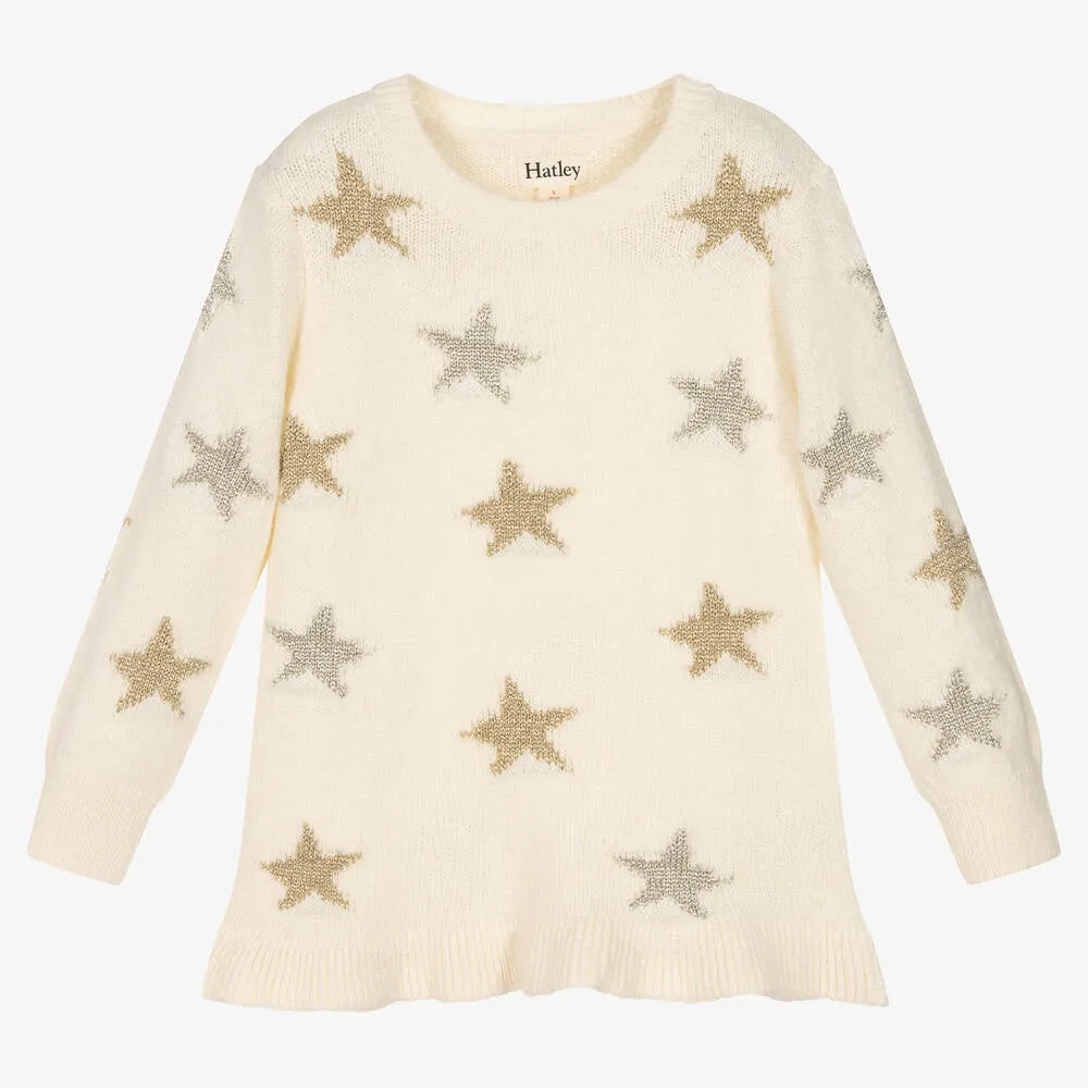 Golden Starlight Relaxed Sweater