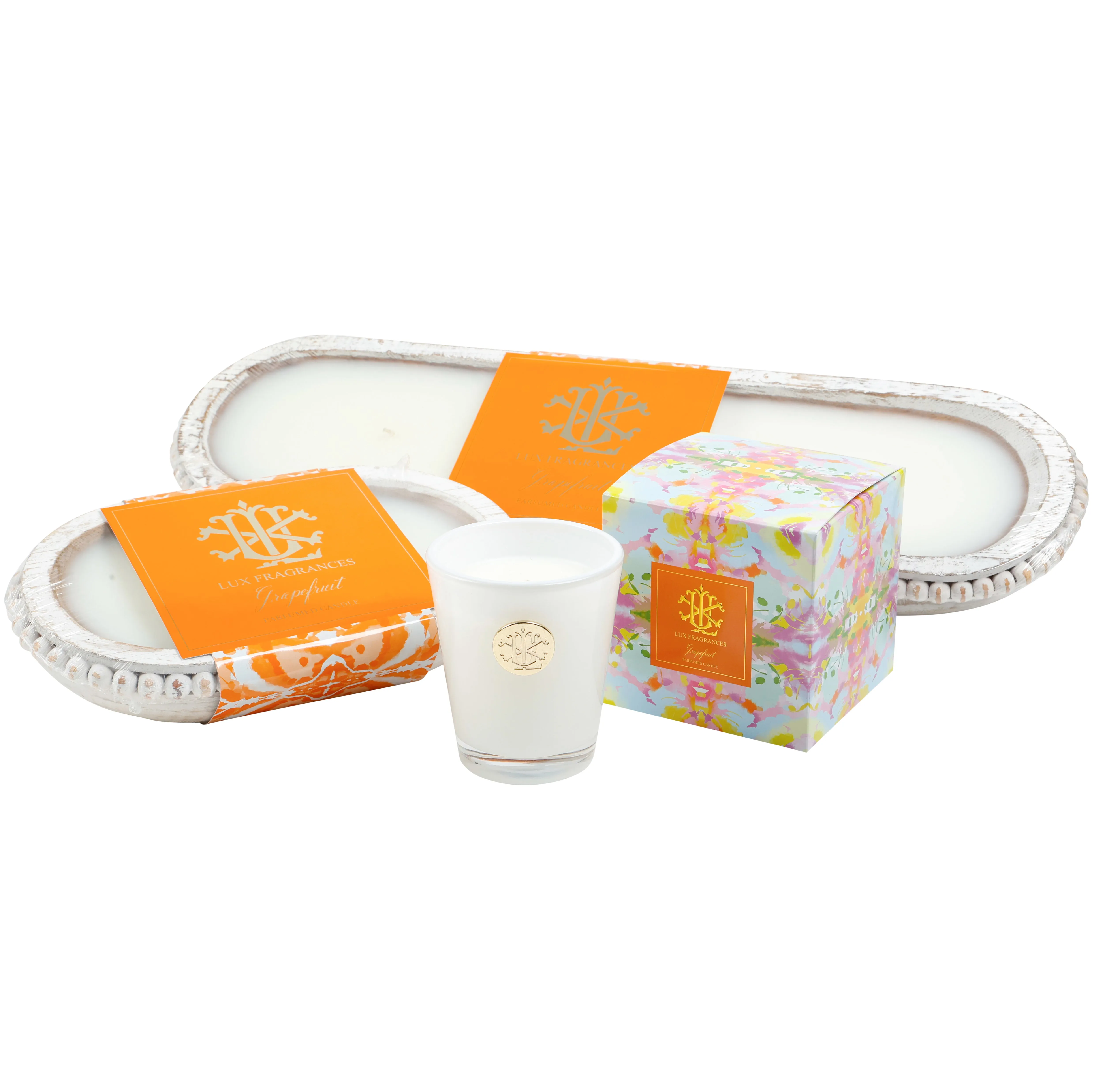 Grapefruit 8 oz Designer Box Candle $15.00 each Min 6