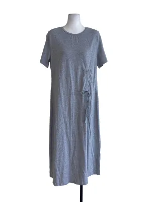 Grey Textured Tee Dress