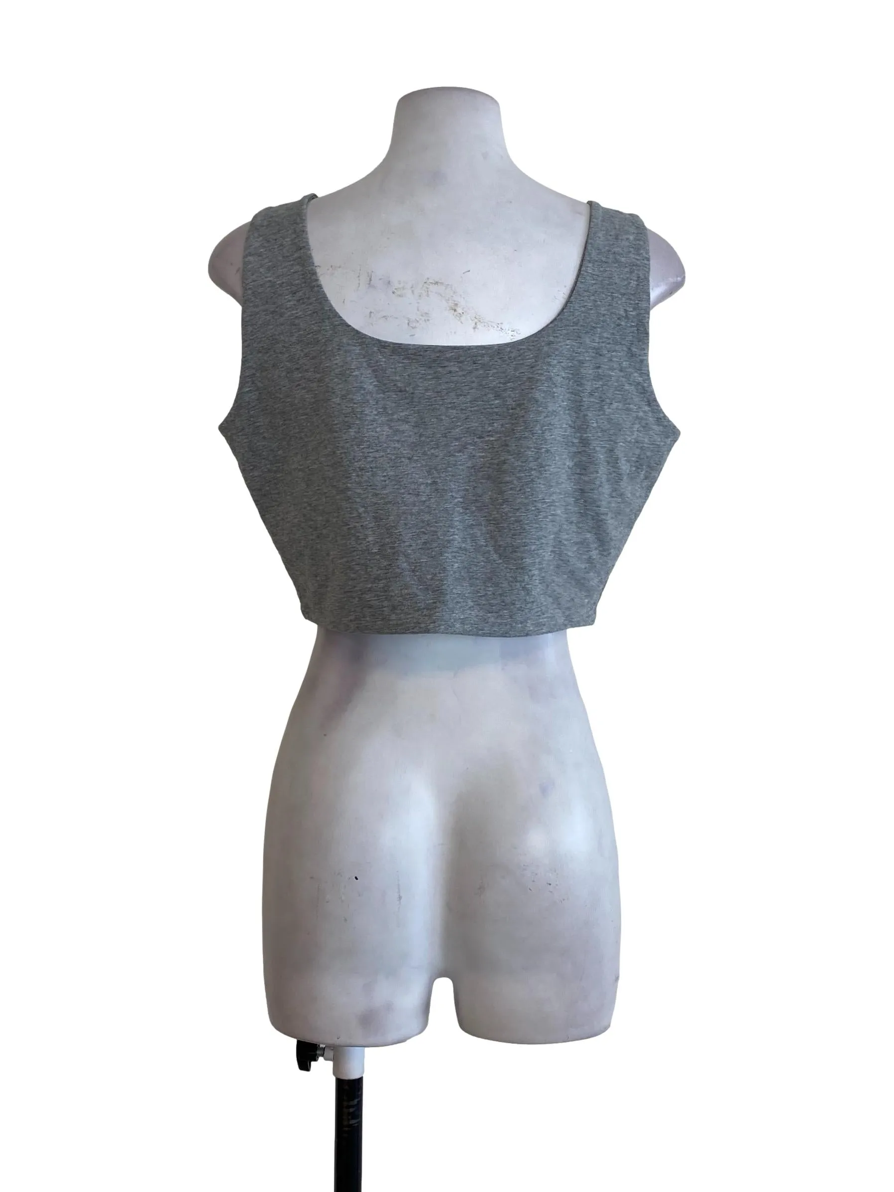 Grey Textured Top