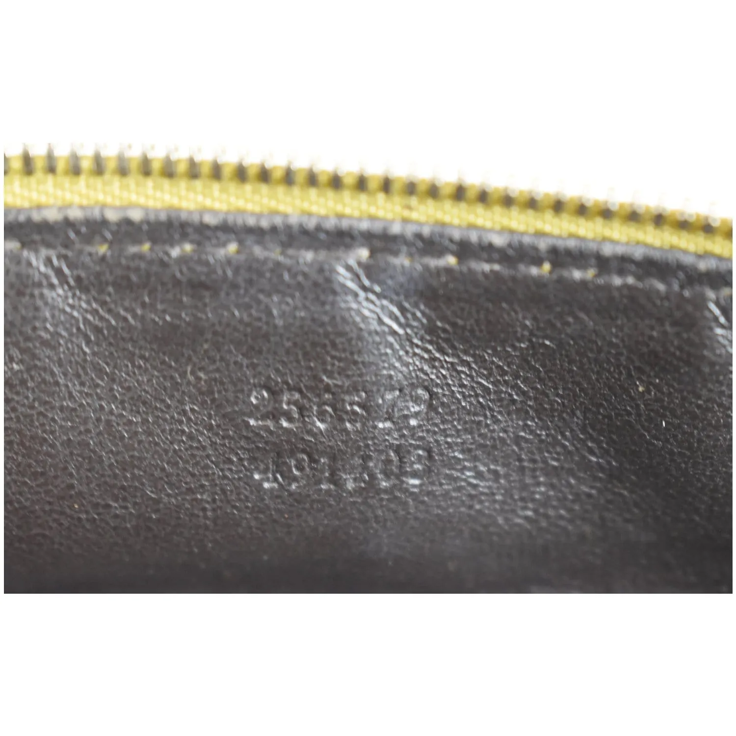 GUCCI Microguccissima Pencil Pouch Yellow 256579
