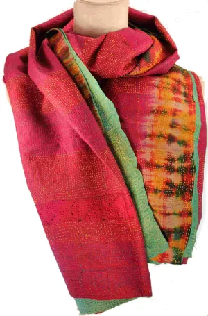 Hand-stitched Silk Scarf