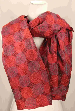 Hand-stitched Silk Scarf