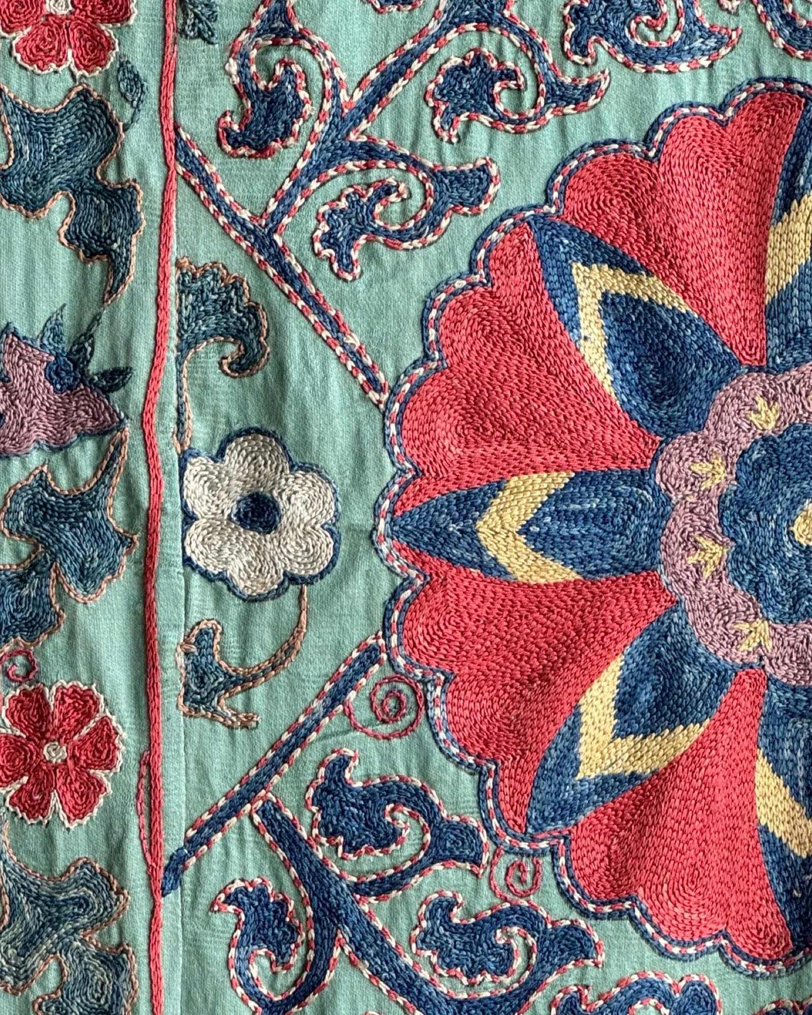 Hand Stitched Suzani (CSSU087424 |  80x100")