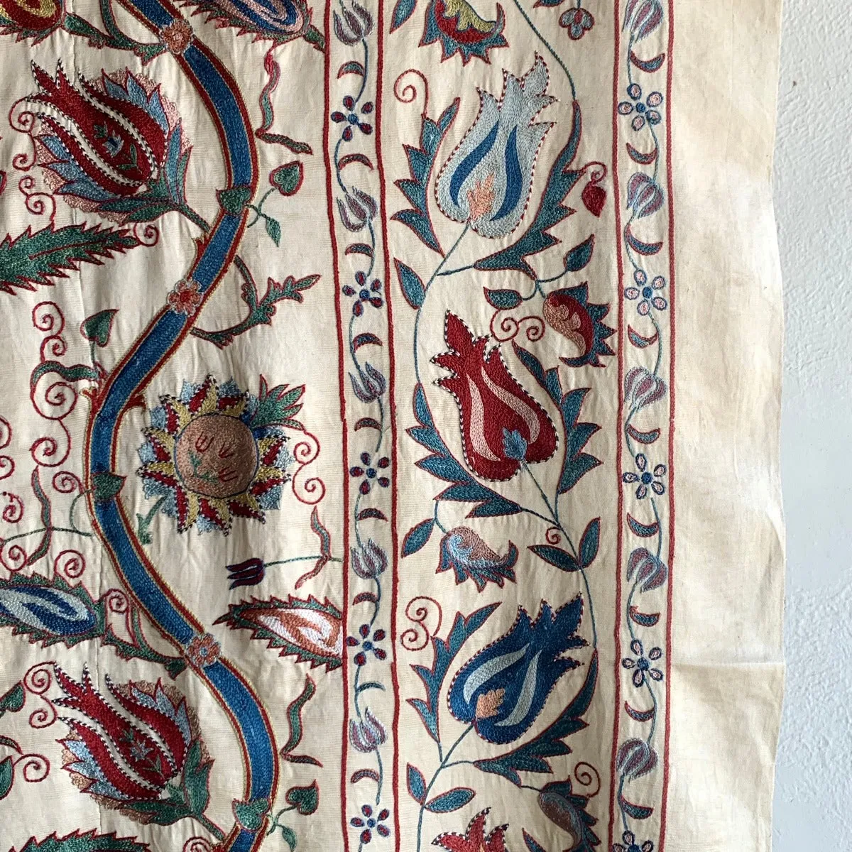 Hand Stitched Suzani (CSSU221922| 62 x 75 1/2")