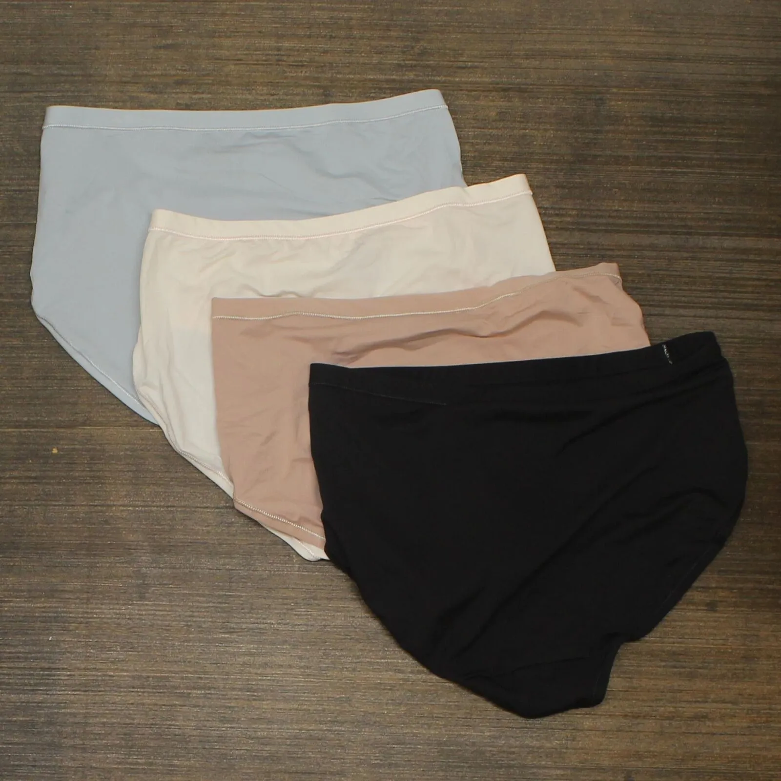 Hanes Premium 4pk Cool & Comfortable Microfiber Hi-Cut With X-Temp Black XL