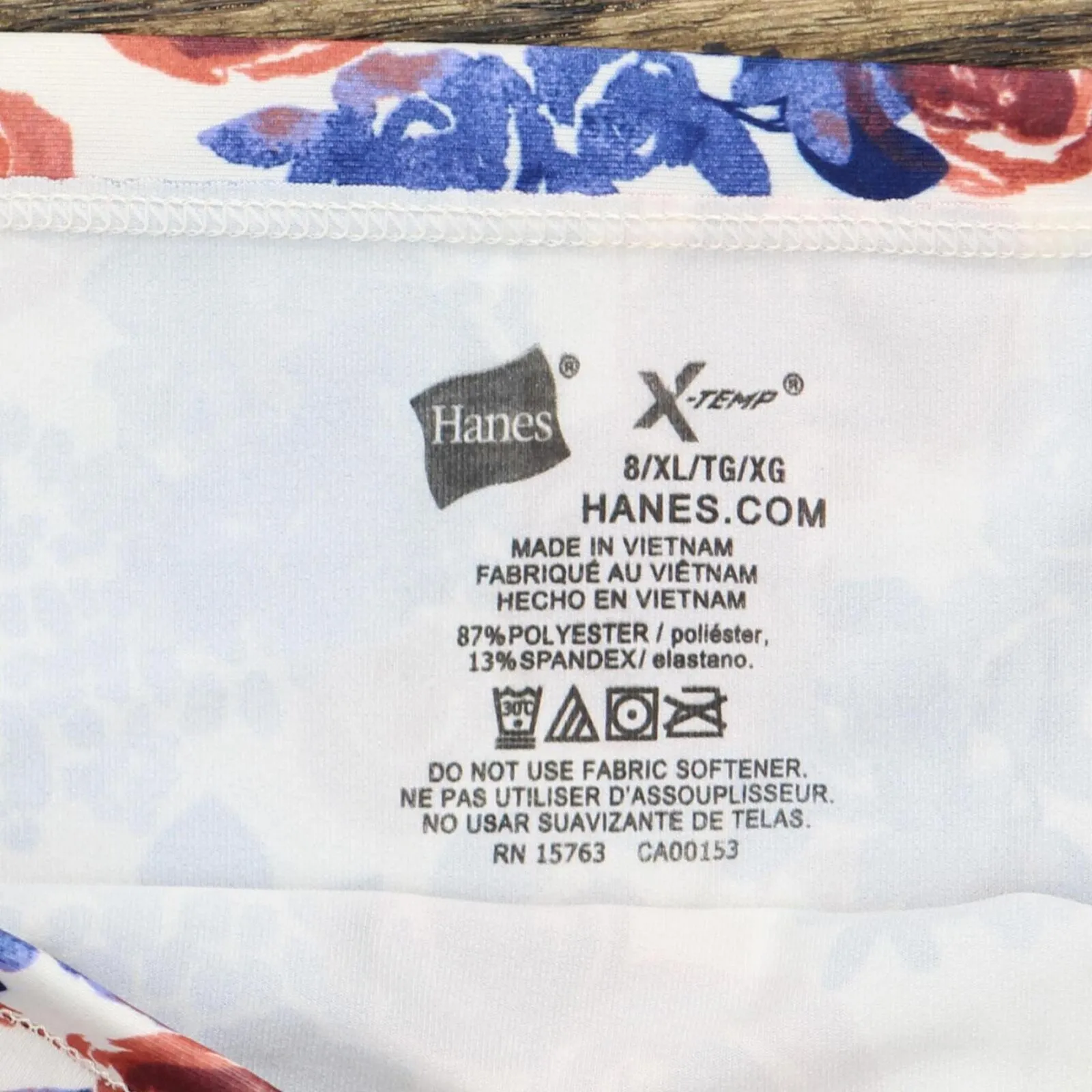 Hanes Premium Comfortable Microfiber Hi-Cut With X-Temp 4-Pack Multicolor XL