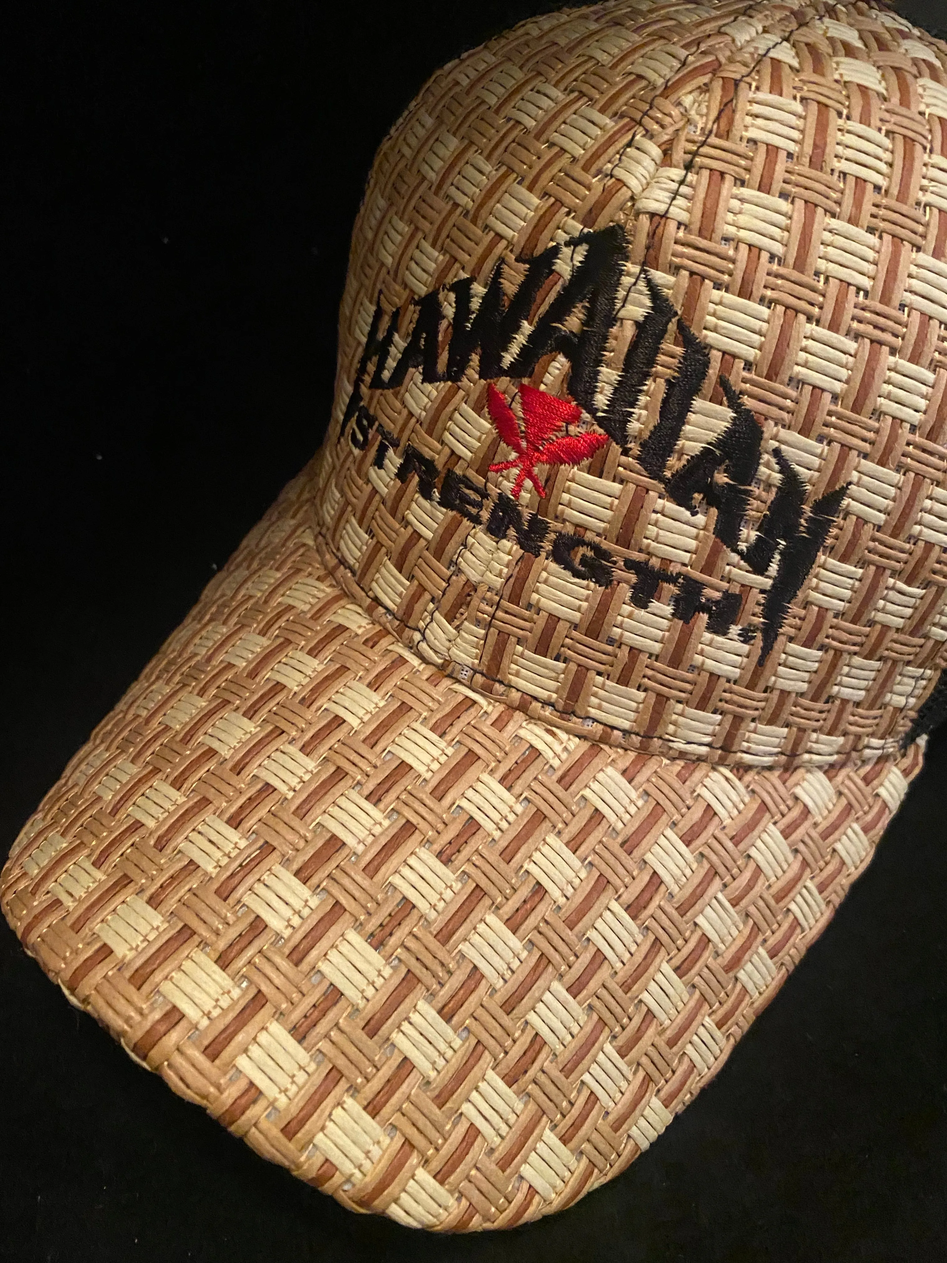Hawaiian Strength Weave Curved Trucker