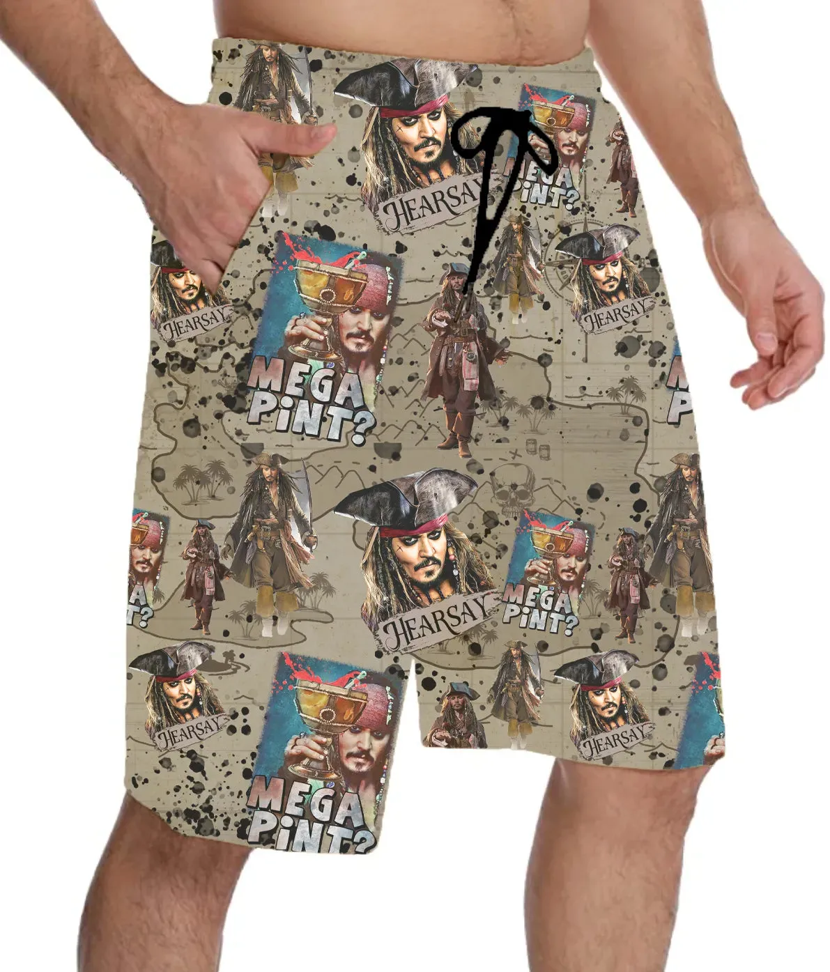 Hearsay Relaxed Fit Jogger Shorts - Preorder