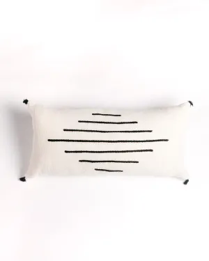 Hela Lumbar Pillow 12" x 24" with zipper closure