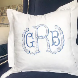 Hemstitched Cotton Pillow sham - 20 x 20