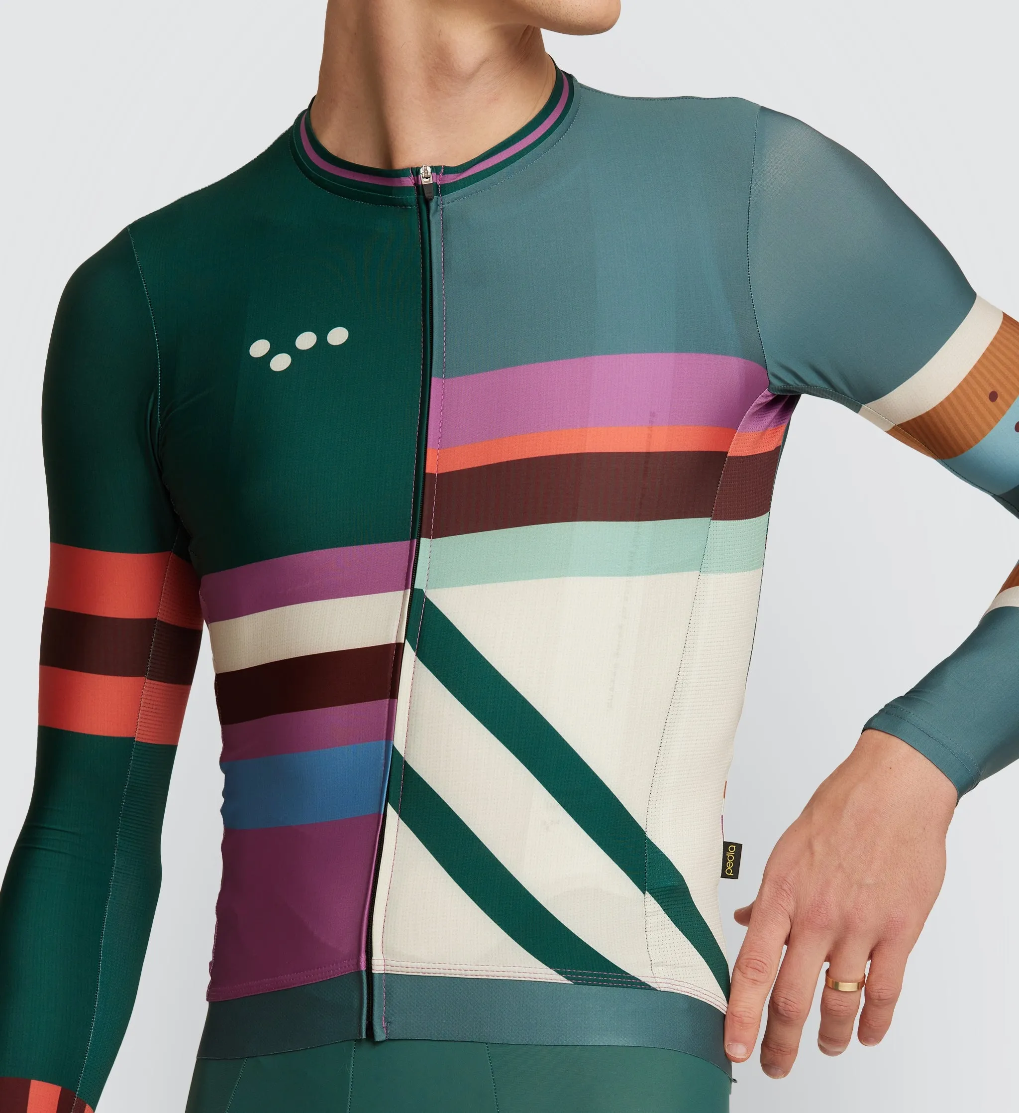 Heritage / Men's Classic LS Jersey - Multi Stripe
