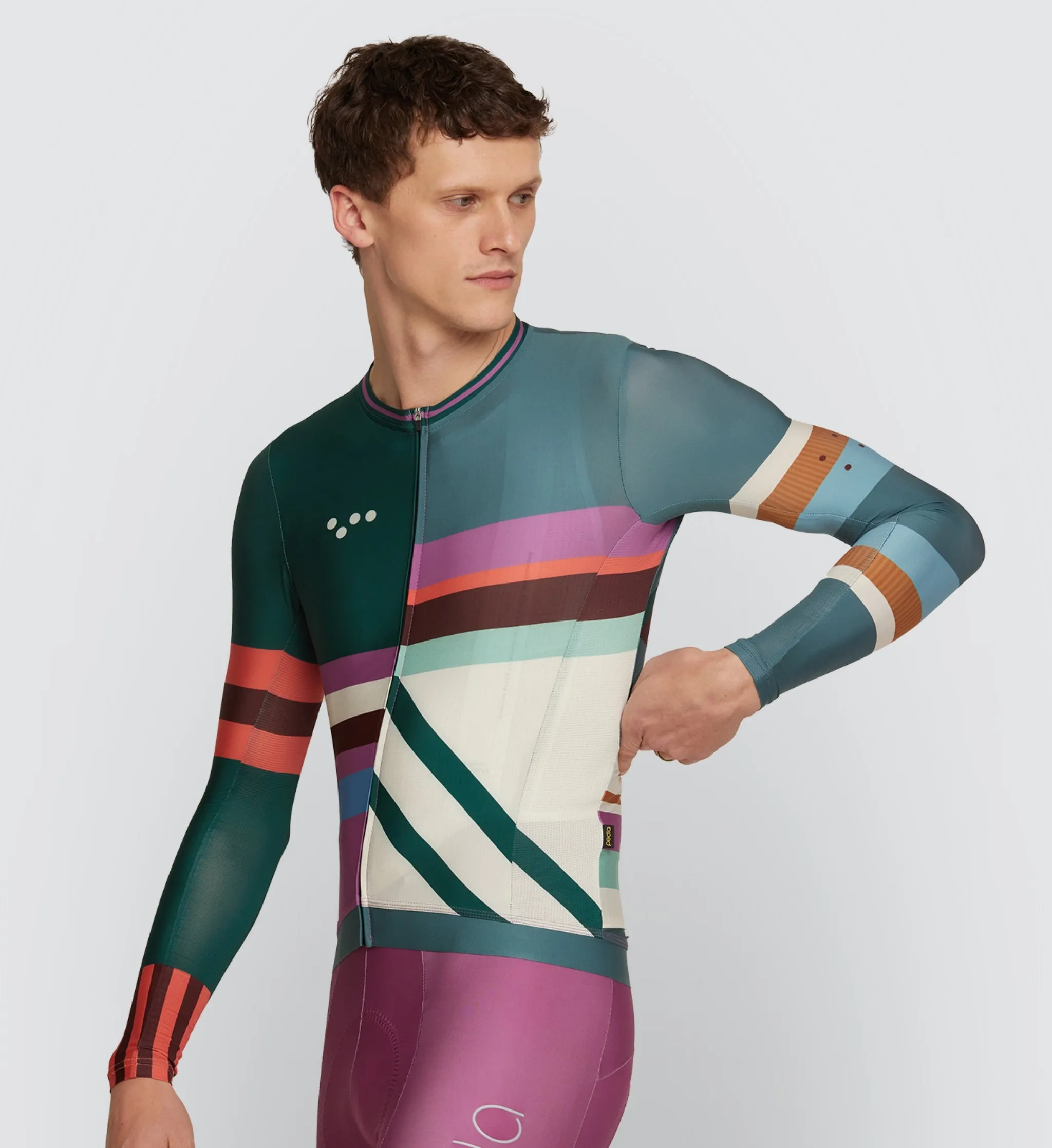 Heritage / Men's Classic LS Jersey - Multi Stripe