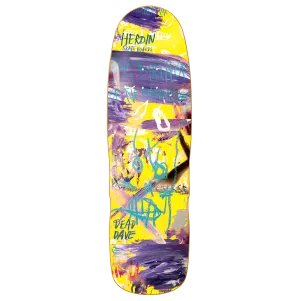 Heroin Skateboards Dead Dave Painted Series Skateboard Deck - 10.1