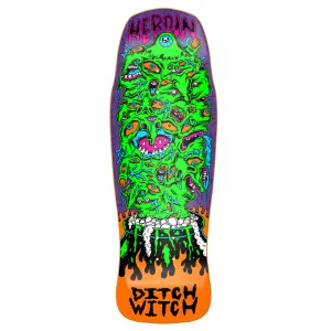 Heroin Skateboards Ditch Witch Skateboard Deck - 10.125 (Assorted Stain)