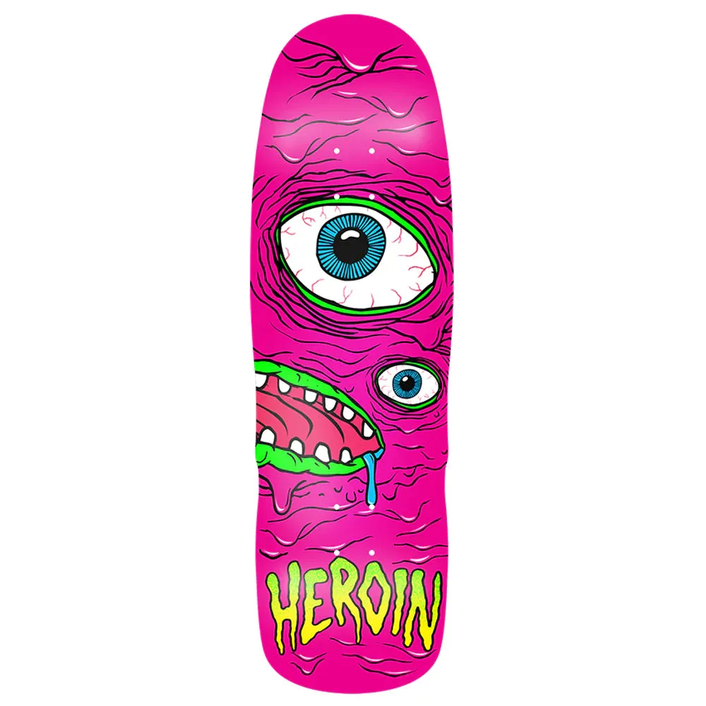 Heroin Skateboards Pink Mutant Skateboard Deck - 9.5