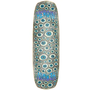 Heroin Skateboards Seeing Double Shovel Symmetrical Shape - 9.5