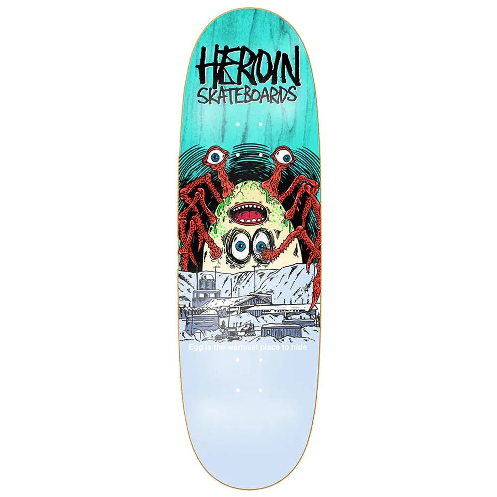 Heroin Skateboards Space Egg 2 Skateboard Deck - 9.4