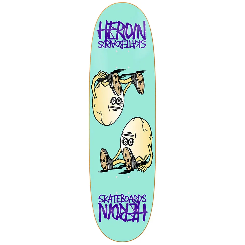 Heroin Skateboards Symmetrical Egg Skateboard Deck - 8.75