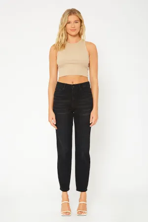 High-rise denim pants