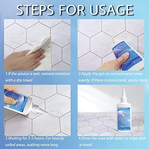 Home Remover Gel, Household Cleaner for Washing Machine, Refrigerator Strips, Grout Cleaner Best for Home Sink, Showers