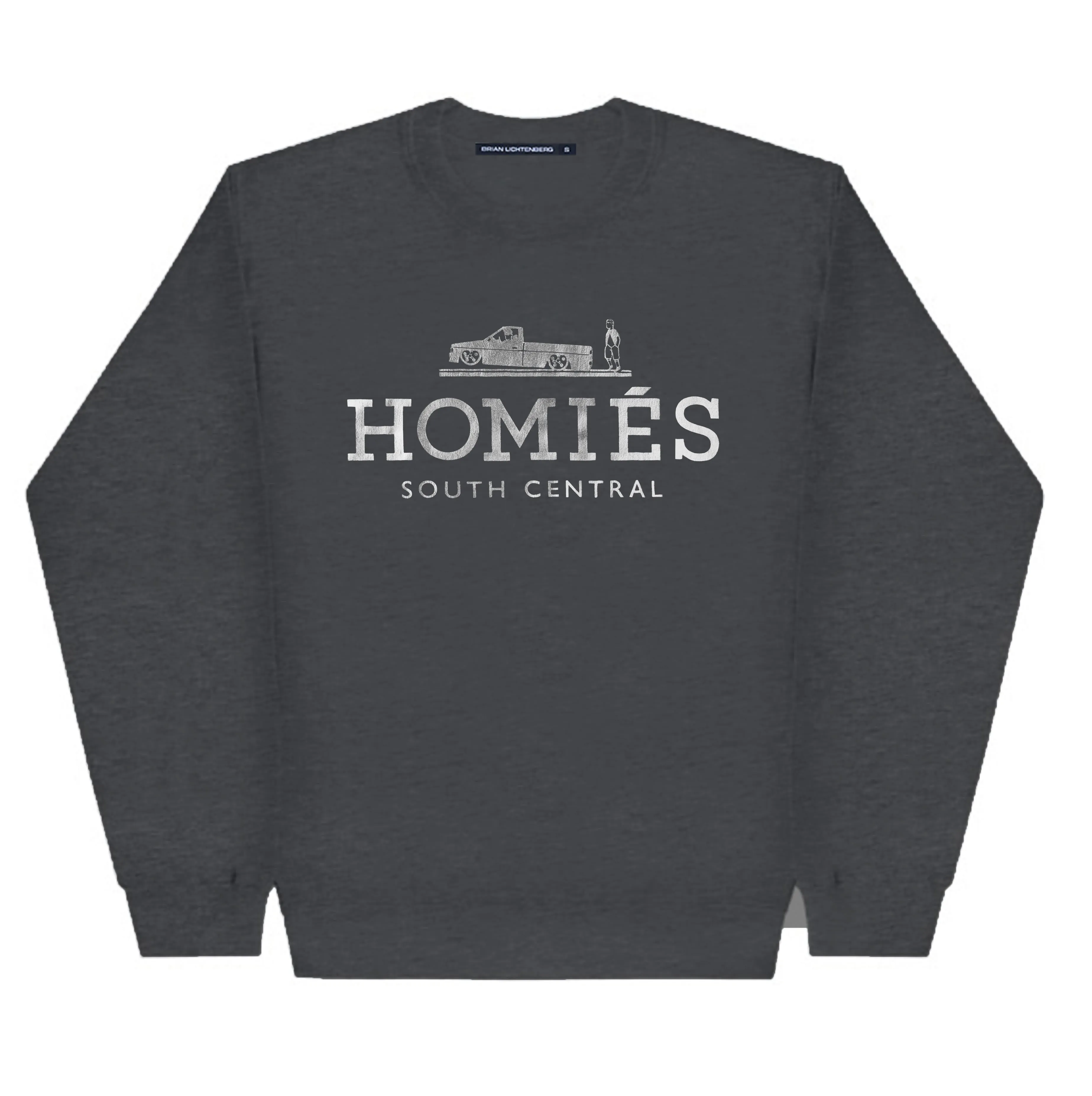 HOMIÉS SILVER FOIL SWEATSHIRT