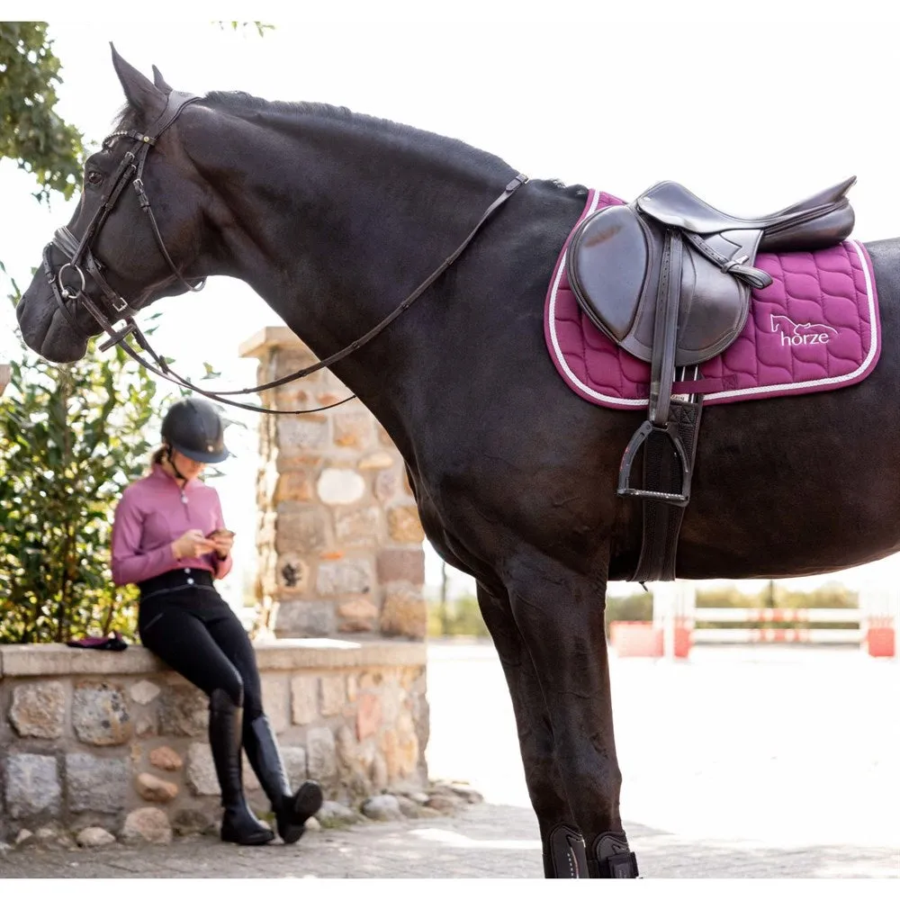 Horze Eternal Gaze VS Saddle Pad Purple Potion