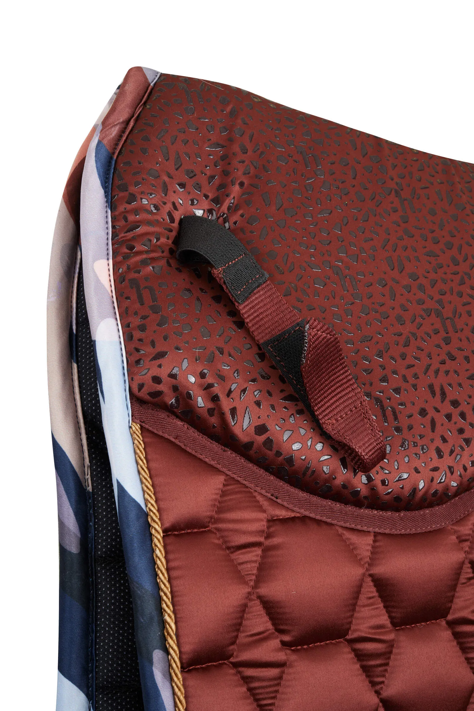 Horze Terrazzo AP Saddle Pad Dark Red
