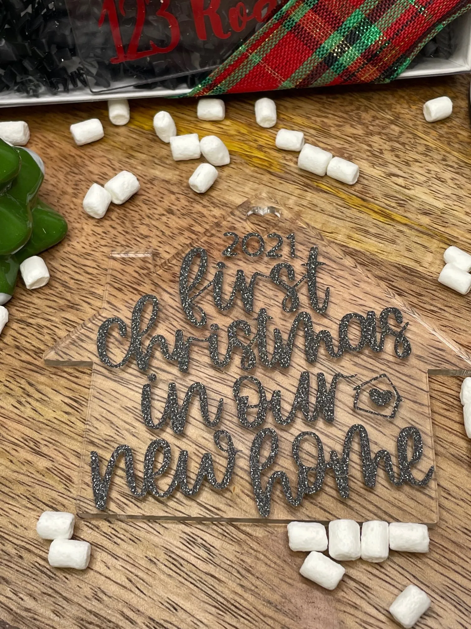 House Shaped Christmas Ornament
