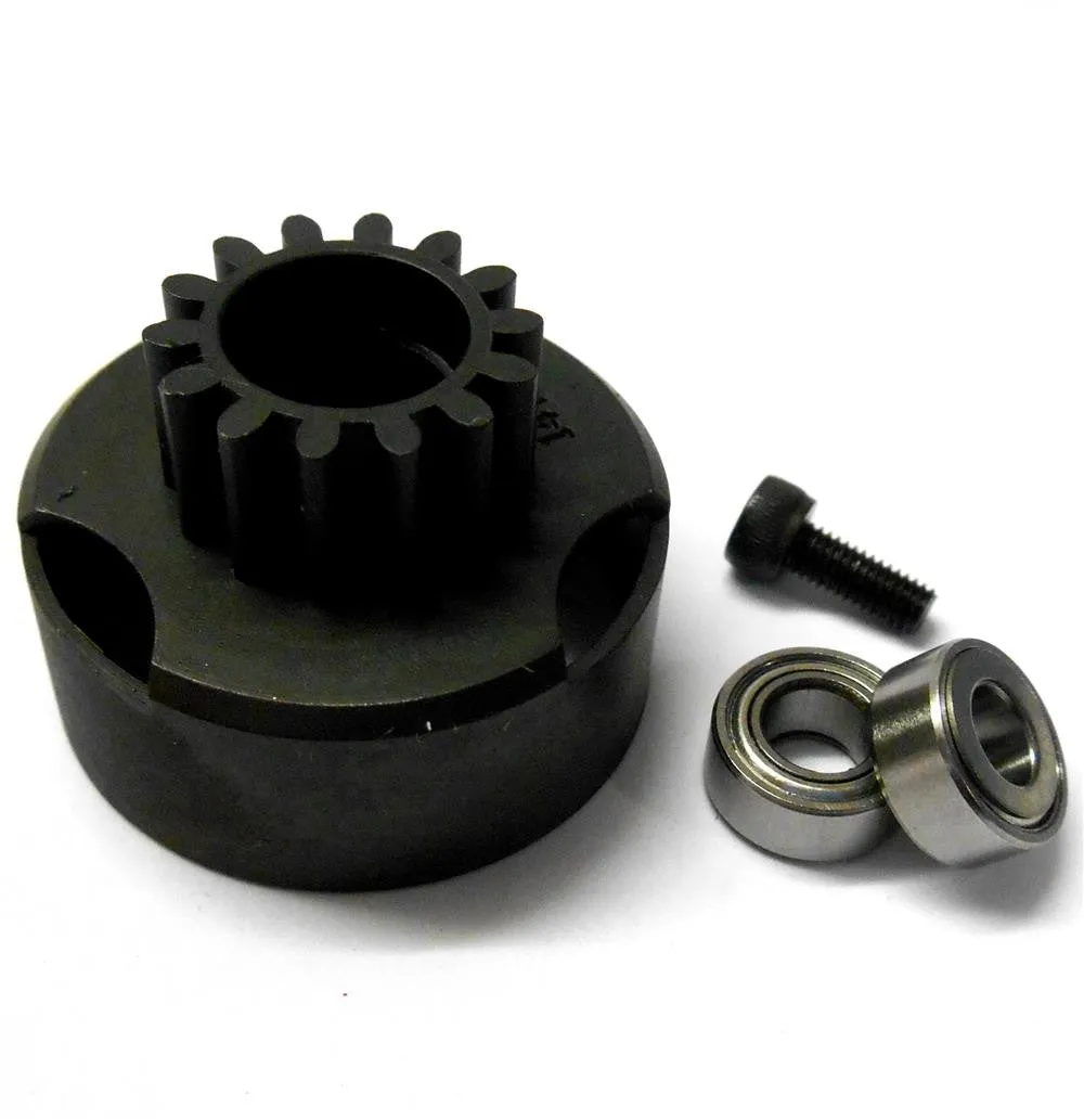 HS521014 1/10 RC Nitro Engine Vent Clutch Bell Housing 14T 14 Teeth   Bearings